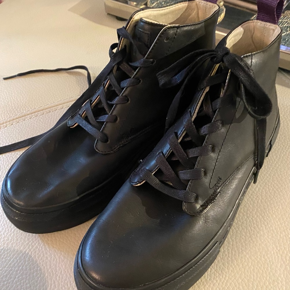 Eytys Black Leather Men's Sneakers